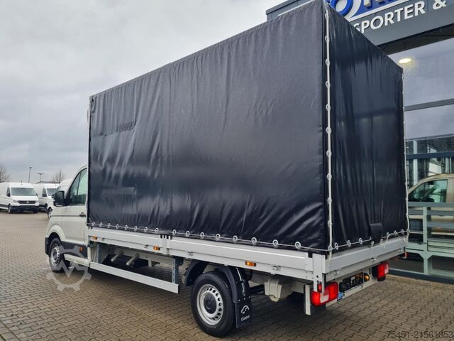 Curtain sider van VW Crafter 35 Pritsche TDi Schiebe Plane L4