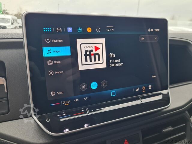 Curtain sider van VW Crafter 35 Pritsche TDi Schiebe Plane L4