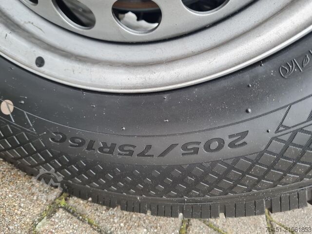 Curtain sider van VW Crafter 35 Pritsche TDi Schiebe Plane L4