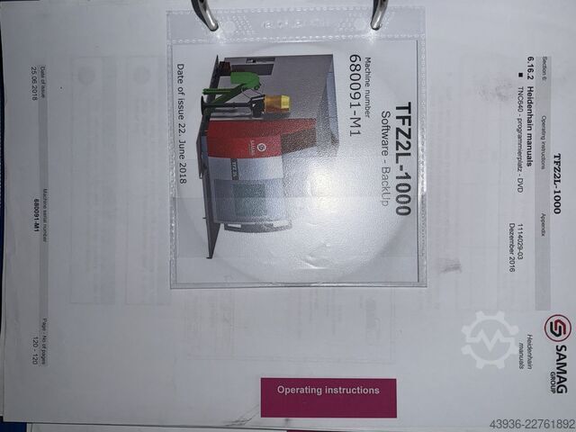 Βαρελοτρυπάνι βαθιάς οπής Samag - TFZ 2L-1000 Samag TFZ 2L-1000