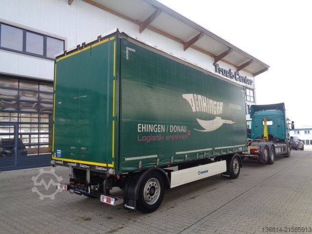 Remorque ouverte avec bâche KRONE AZ 18 F Staplerhalterung 7,3 Meter