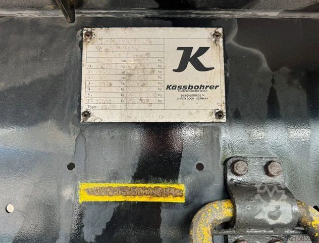 Otevřený návěs s plachtou  Other KAESSBOHRER  MAXIMA   DRUM BRAKES     SLID