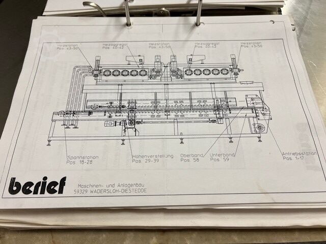 Teflon-båndfriture BERIEF DUBRA 5/1000