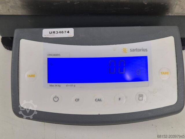 Sartorius Tare Sartorius Tare CPA34001S Analytical Balance CPA34001S