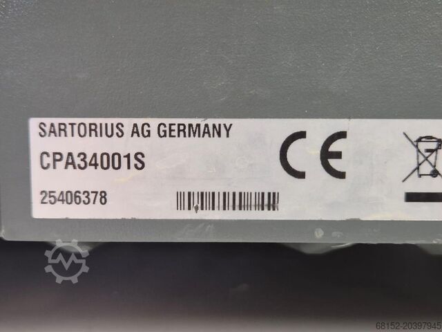 Sartorius Tare Sartorius Tare CPA34001S Analytical Balance CPA34001S