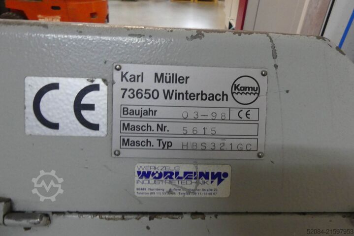 Müller - fém szalagfűrész HBS 321 GC Müller HBS 321 GC