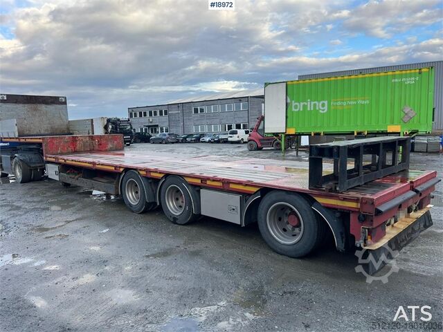 HRD 3 tengelyes jumbo félpótkocsi 5,5 méteres meghosszabbítással HRD 3 axle jumbo semi w/ extension of 5.5 metres