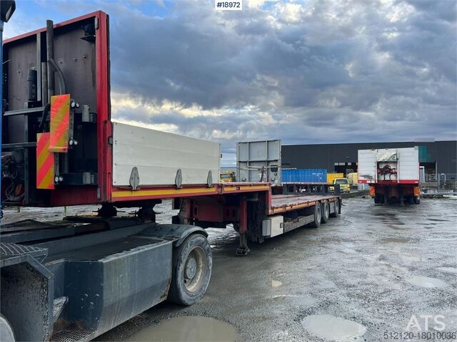 HRD 3 tengelyes jumbo félpótkocsi 5,5 méteres meghosszabbítással HRD 3 axle jumbo semi w/ extension of 5.5 metres