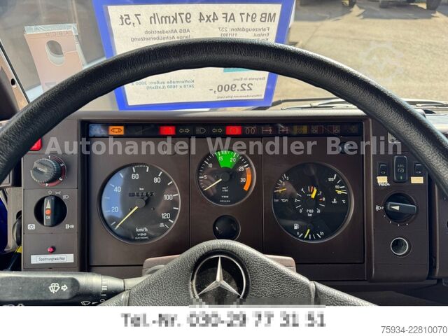 Overig MERCEDES-BENZ 917AF 4x4 lange Achse  97km/h 7,5t orig.19tkm