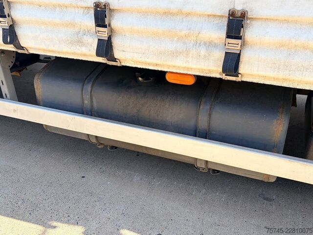 Plattewagen met zeil RENAULT MIDLUM 290 DXI / SCHLAFKABINE / EURO 5