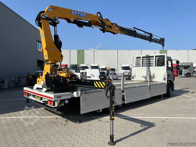 Vrachtwagen met kraan DAF LF 320 FA 19T + Burg BPM 0018 Trailer / Effer 1...