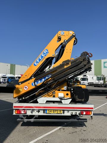 Vrachtwagen met kraan DAF LF 320 FA 19T + Burg BPM 0018 Trailer / Effer 1...