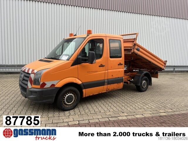 Sklápěcí dodávka Volkswagen Crafter 2.5 TDI 4x2 Doka, Meiller Kipper