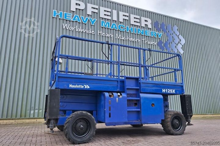 Ψαλίδι ανύψωσης Haulotte H12SX Diesel, 4x4 Drive, 12m Working Height, 700kg