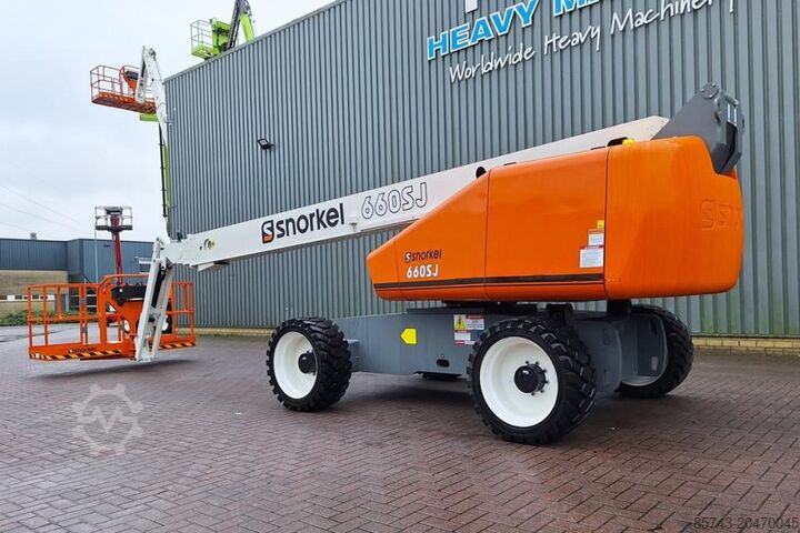 Τηλεσκοπική πλατφόρμα Snorkel 660SJ Valid Inspection, *Guarantee! CE, Diesel, 4x