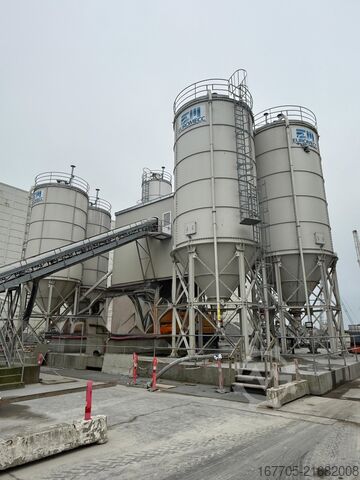 Stationary concrete mixing plant EUROMECC Euro5 MAX Wet