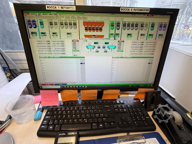 Stationary concrete mixing plant EUROMECC Euro5 MAX Wet