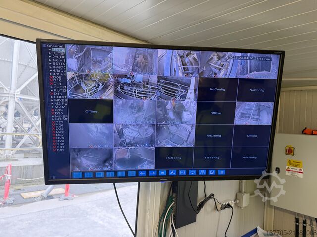 Stationary concrete mixing plant EUROMECC Euro5 MAX Wet