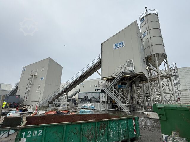 Stationary concrete mixing plant EUROMECC Euro5 Mix Wet