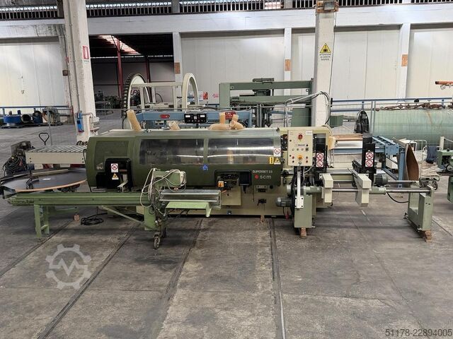 1995 SCM Superset 23 Plus profileringsmaskin med CE-märkning, utrustad med 6 spindlar + 1 universell SCM Superset 23 Plus