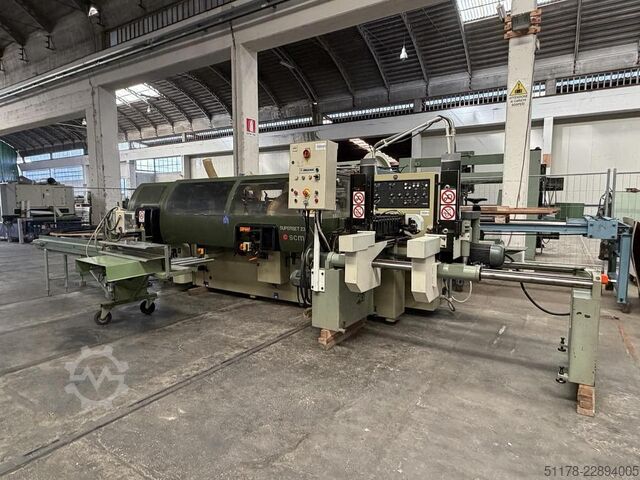 1995 SCM Superset 23 Plus profileringsmaskin med CE-märkning, utrustad med 6 spindlar + 1 universell SCM Superset 23 Plus