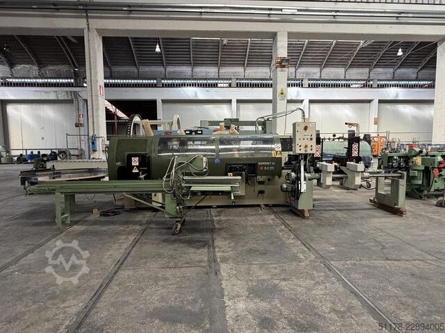 1995 SCM Superset 23 Plus profileringsmaskin med CE-märkning, utrustad med 6 spindlar + 1 universell SCM Superset 23 Plus