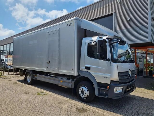 Kuffert Mercedes-Benz Atego 1218 Koffer/ Ladebordwand/ Airco/ Grau Me...