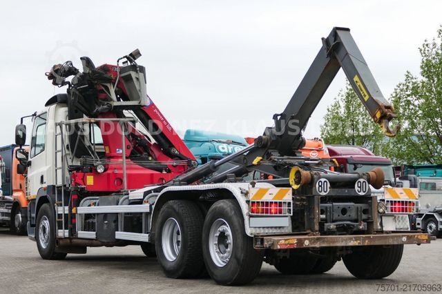 Hákový nosič kontejnerů DAF CF 85.360 Abrollkipper Kran Lift-/Lenkachse