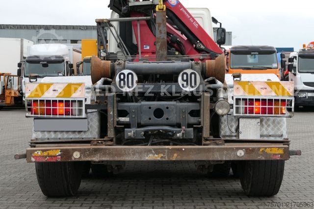 Hákový nosič kontejnerů DAF CF 85.360 Abrollkipper Kran Lift-/Lenkachse