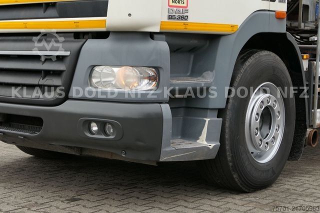 Hákový nosič kontejnerů DAF CF 85.360 Abrollkipper Kran Lift-/Lenkachse