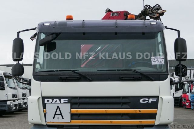Hákový nosič kontejnerů DAF CF 85.360 Abrollkipper Kran Lift-/Lenkachse