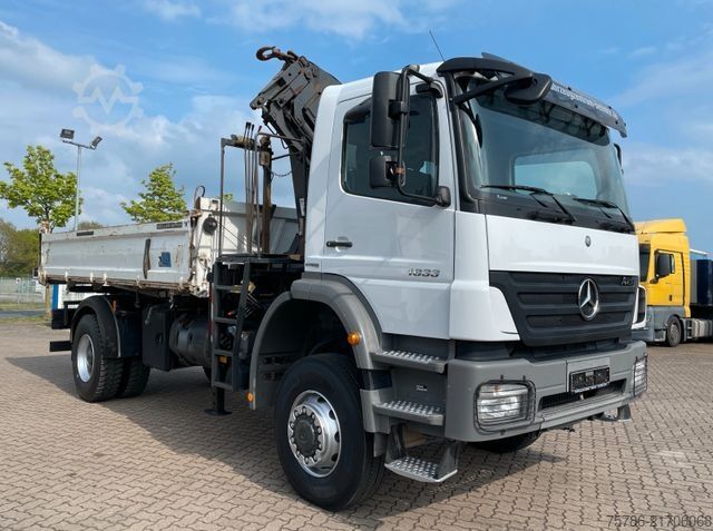 Billenő teherautó MERCEDES-BENZ Axor 1833 AK 4x4/ Meiller/ MKG 10m=1t/ Org. 139t