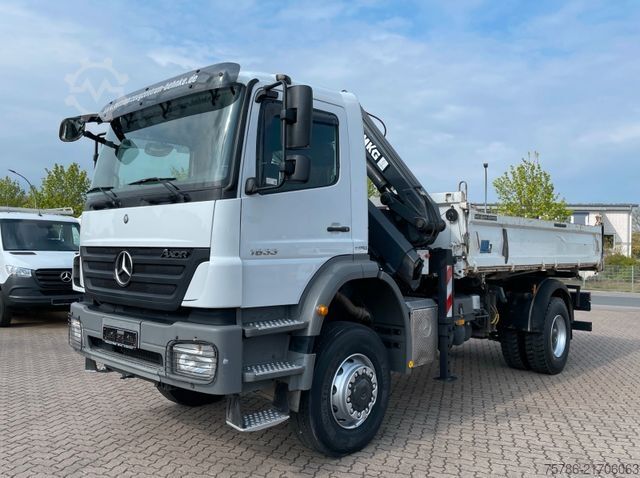 Billenő teherautó MERCEDES-BENZ Axor 1833 AK 4x4/ Meiller/ MKG 10m=1t/ Org. 139t