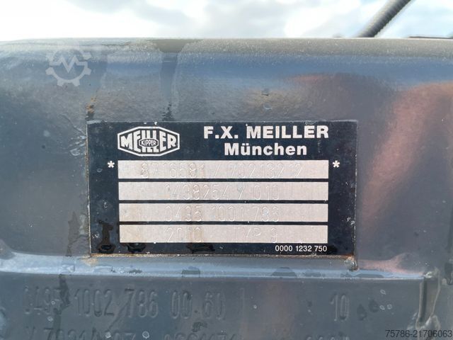 Billenő teherautó MERCEDES-BENZ Axor 1833 AK 4x4/ Meiller/ MKG 10m=1t/ Org. 139t