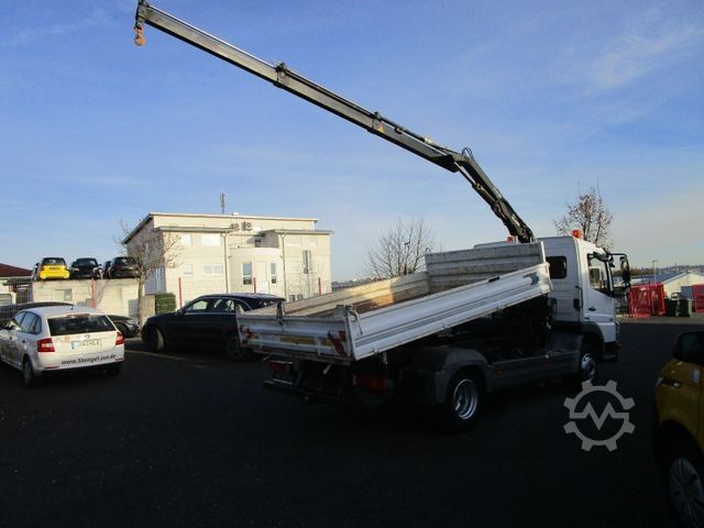 Tipvogn varebil MERCEDES-BENZ Atego 822K*Kipper+Ladekran+2xAHK+Modell.2014*