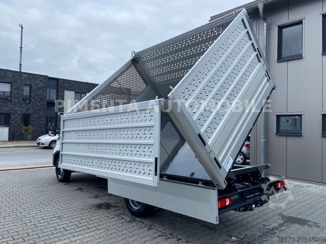 Driezijdige kipper bestelwagen IVECO Daily 70C18HD 3SKIPPER KISTE ALUGITT DIFFSPR AHK