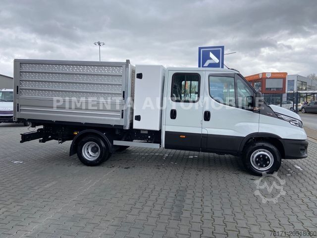 Driezijdige kipper bestelwagen IVECO Daily 70C18HD 3SKIPPER KISTE ALUGITT DIFFSPR AHK