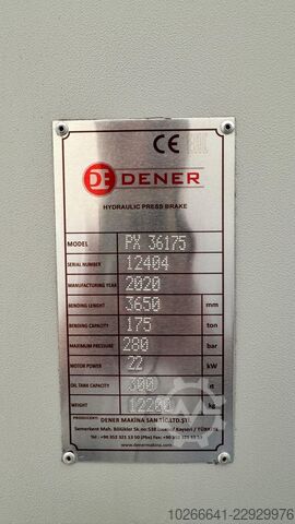 Prensa continua dener DENER PUMA XL 175/36