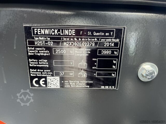 LPG-vorkheftruck Linde H25T-02