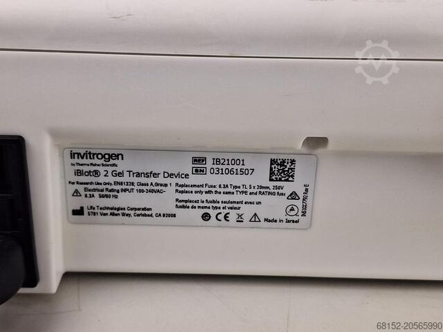 Thermo Fisher Scientific Invitrogen iBlot 2 Geloverdrachtsapparaat Thermo Fisher Scientific Invitrogen iBlot 2 Gel