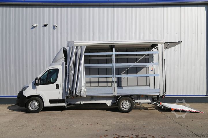 Gardinsided kassevogn Citroën Jumper Schiebeplane und LBW