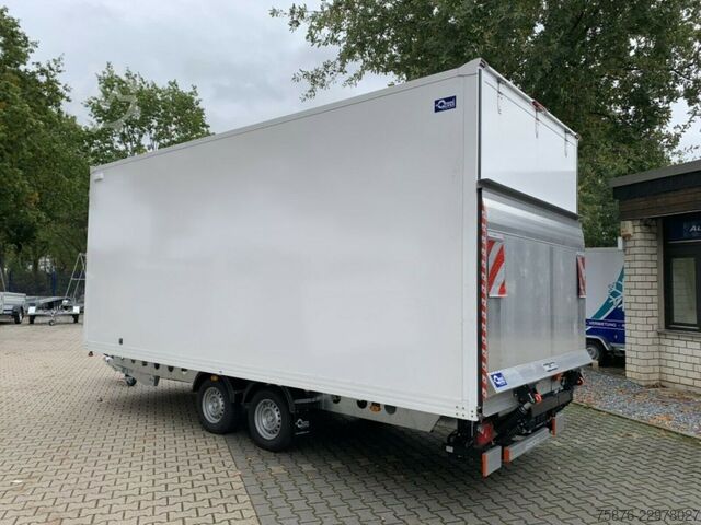 Remorcă carosată BLYSS Kofferanhänger Ladebordwand 580x230x240 3500kg