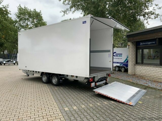 Remorcă carosată BLYSS Kofferanhänger Ladebordwand 580x230x240 3500kg