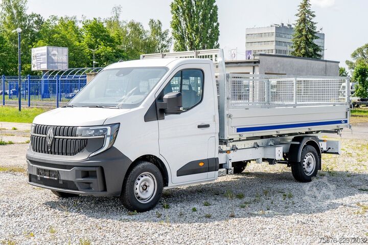 Transporter mit Kipper RENAULT Master Kipper + Laubgitter