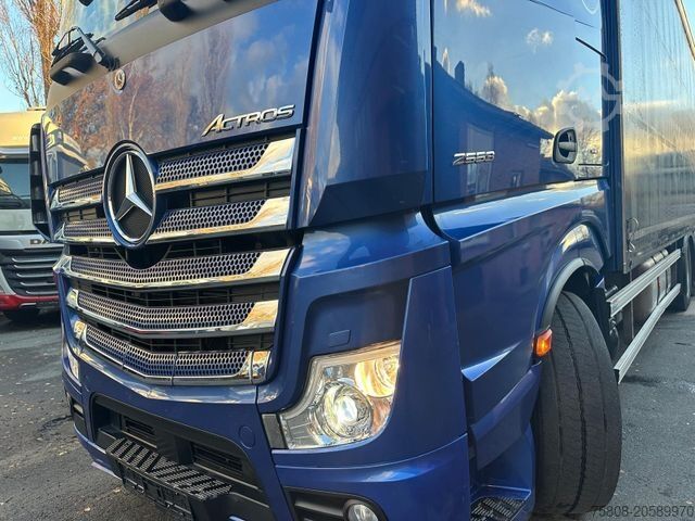 Plattewagen met zeil MERCEDES-BENZ Actros 2553 6x2 Plane ACC PPC Big Sapce Lenk Ret
