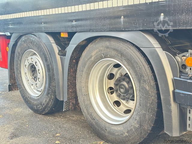 Plattewagen met zeil MERCEDES-BENZ Actros 2553 6x2 Plane ACC PPC Big Sapce Lenk Ret