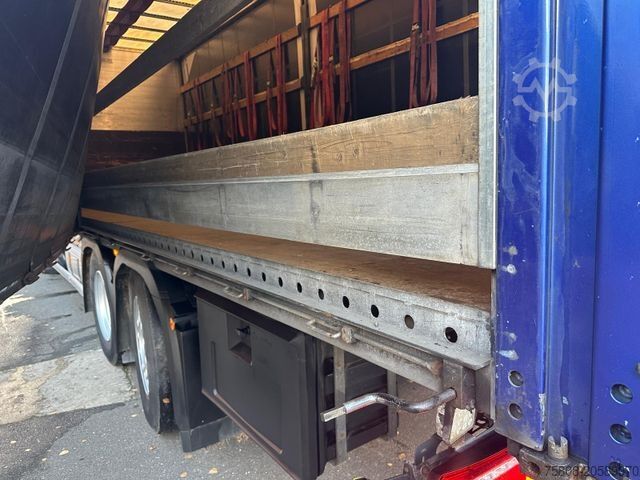 Plattewagen met zeil MERCEDES-BENZ Actros 2553 6x2 Plane ACC PPC Big Sapce Lenk Ret