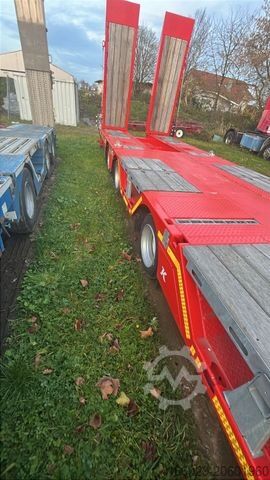 Dieplader oplegger KÄSSBOHRER KSLA RJ Mega Jumbo Tieflader tele Wie Neu