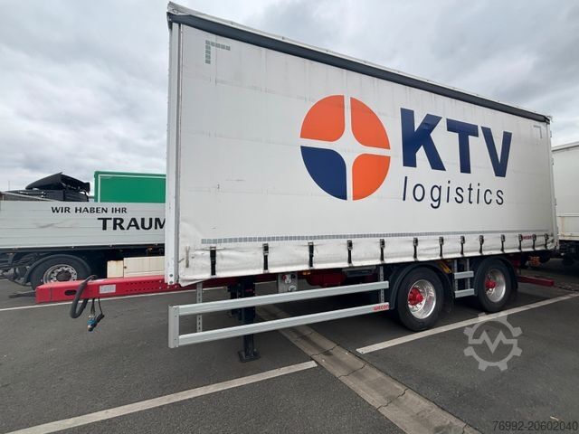 Open aanhangwagen met zeil WECON Tandem Anhänger Plane APZ 218