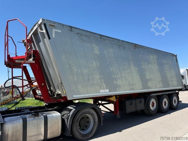 Tipper semitrailer KEMPF SKM 35-3/ 47m³/Luft-Lift/Stahl-Alu